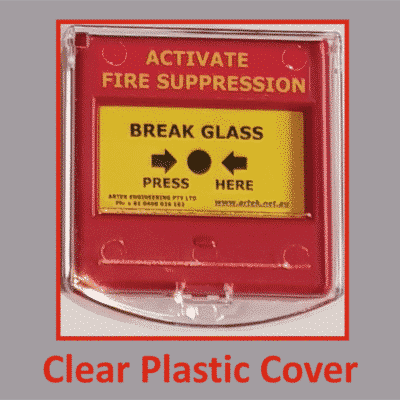 Spare Clear Plastic Protective Cover - Break Glass Switch