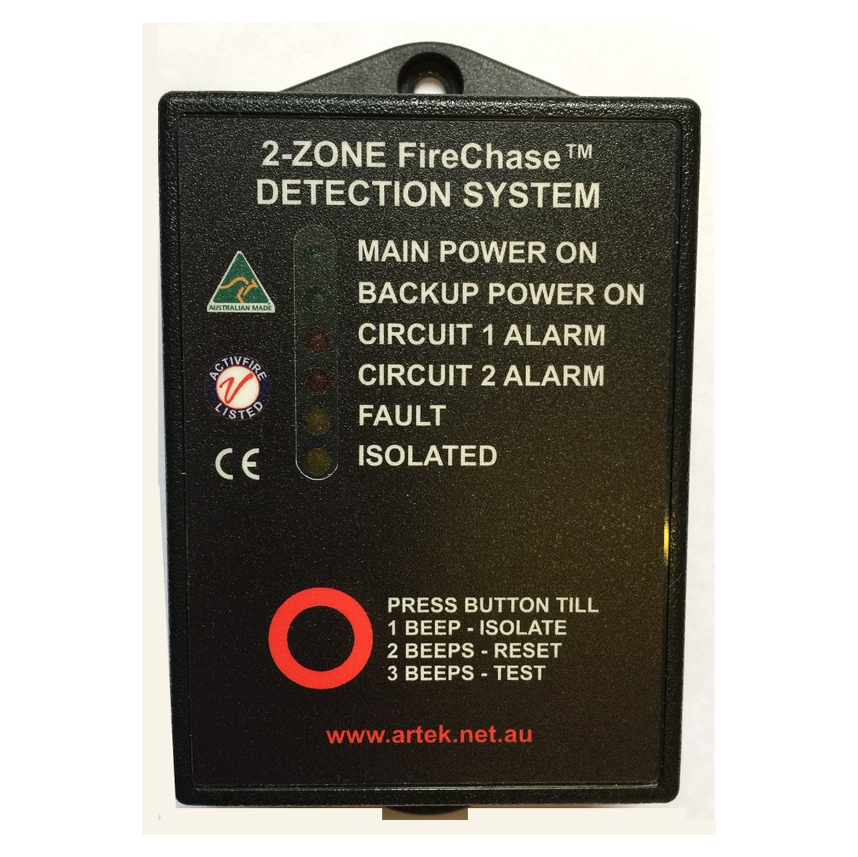 103 2-Zone FireChase Detection System panel